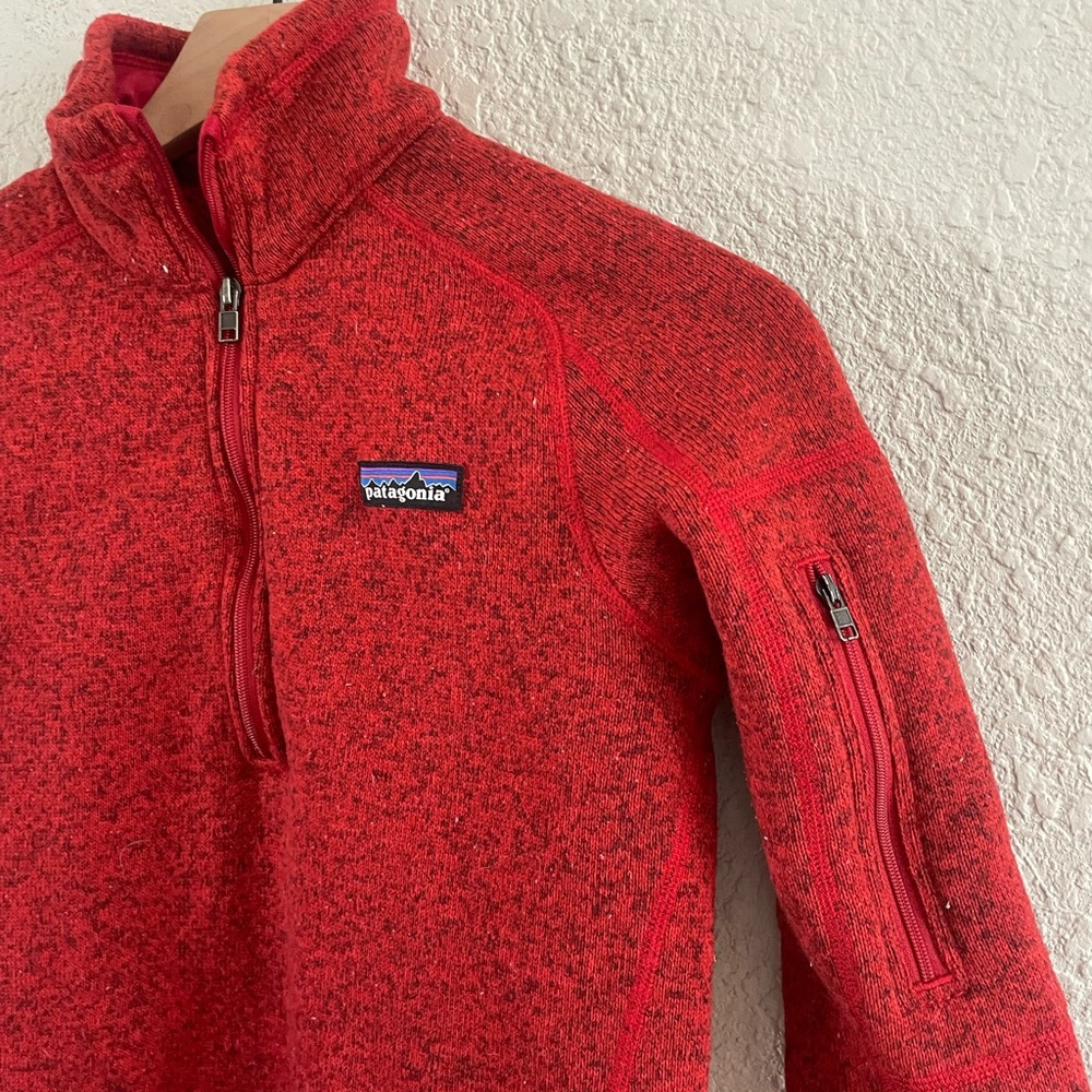 Patagonia Half Zip Red Pullover - Picture 7 of 10